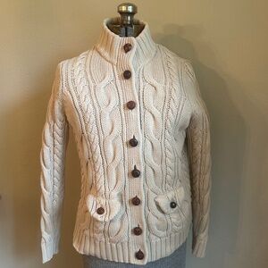 Vintage Land's End button down sweater